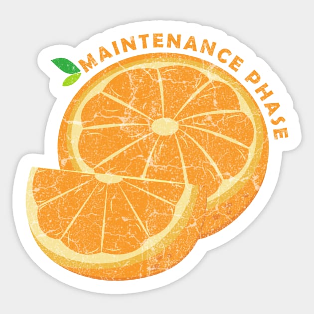 orange maintenance phase fruit Sticker by Basketball-Number